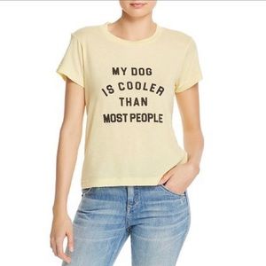 WILDFOX Yellow Graphic T-shirt